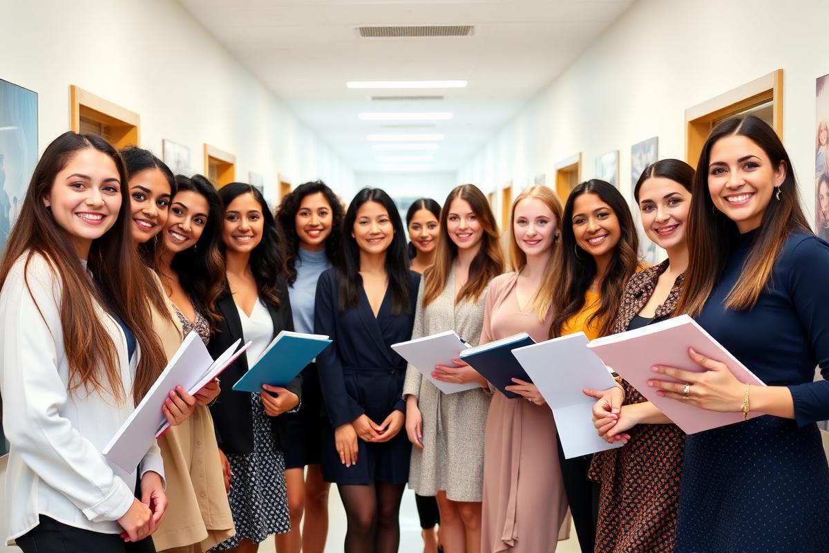 iSET Academy students and instructors on campus